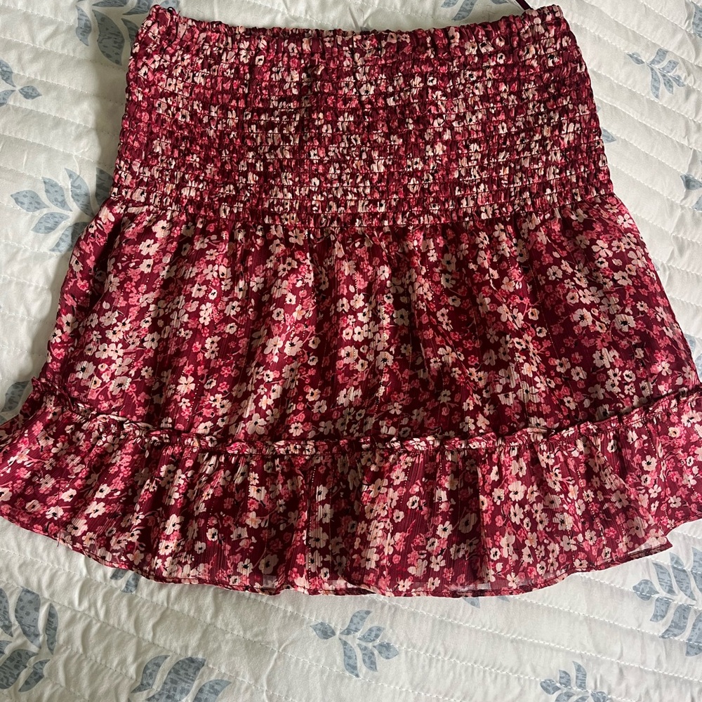 Aqua mini skirt
